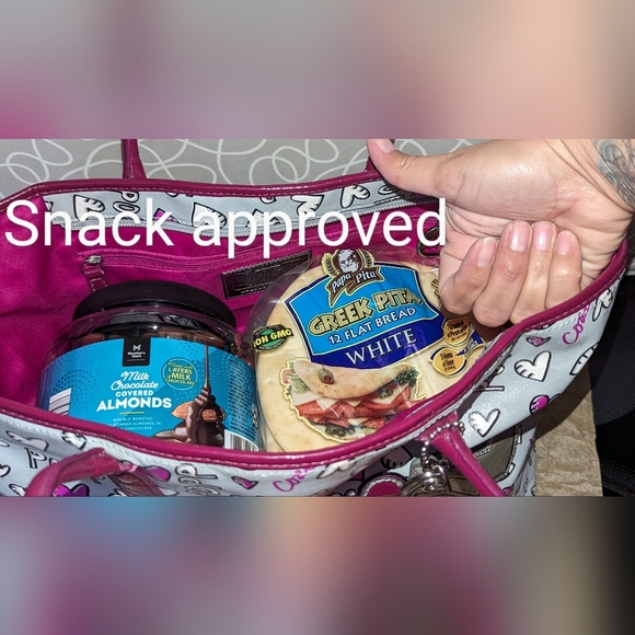 Coach Poppy Graffiti Heart Coated Canvas Tote EUC - Picture 15 of 15